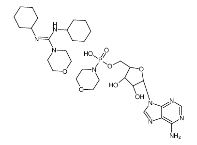 24558-92-7 spectrum, [(2R,3S,4R,5R)-5-(6-aminopurin-9-yl)-3,4-dihydroxyoxolan-2-yl]methoxy-morpholin-4-ylphosphinic acid,N,N'-dicyclohexylmorpholine-4-carboximidamide