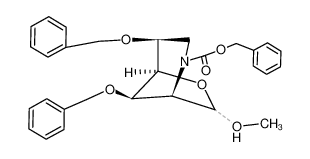 121195-22-0 methyl 3,5-di-O-benzyl-N-benzyloxycarbonyl-2,6-dideoxy-2,6-imino-D-mannofuranoside