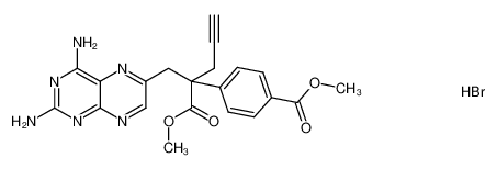 10-propargyl-10-carbomethoxy-4-deoxy-4-amino-10-deazapteroic acid methyl ester hydrobromide salt 1548618-47-8