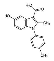 1-[5-Hydroxy-2-methyl-1-(4-methylphenyl)-1H-indol-3-yl]ethanone 5165-56-0