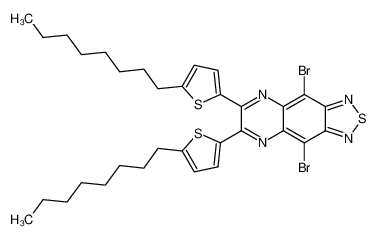 4,9-dibromo-6,7-bis(5-octylthiophen-2-yl)-[1,2,5]thiadiazolo[3,4-g]quinoxaline 1268697-51-3