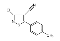 3-chloro-5-(4-methylphenyl)-1,2-thiazole-4-carbonitrile 662138-23-0