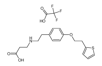 n-{2-[4-(2-thien-2-ylethoxy)phenyl]ethyl}-β-alanine