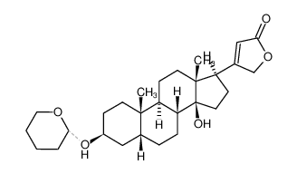 809-98-3 spectrum, 14-hydroxy-3β-tetrahydropyranyloxy-5β-card-20(22)-enolide