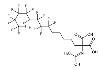 885276-27-7 structure, C18H16F17NO5