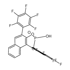 1284293-45-3 structure, C32H11F10O4P