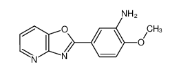 2-甲氧基-5-[1,3]噁唑并[4,5-b]吡啶-2-基苯胺