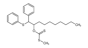 121411-01-6 S-methyl O-[1-(α-phenylthiobenzyl)nonyl] dithiocarbonate