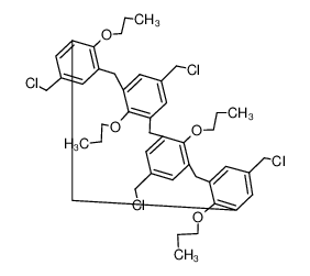 5,11,17,23-tetrakis(chloromethyl)-25,26,27,28-tetrapropoxycalix[4]arene 325814-49-1