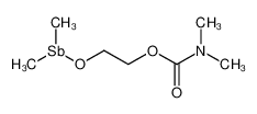 37499-15-3 structure, C7H16NO3Sb