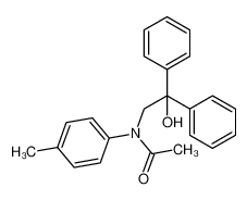 N-(2-hydroxy-2,2-diphenylethyl)-N-(4-methylphenyl)acetamide