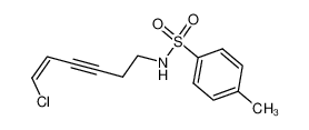 195608-39-0 (Z)-1-(4-methylphenylsulfonamido)-6-chlorohex-5-en-3-yne