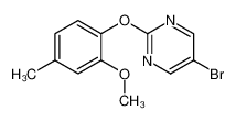 5-BROMO-2-(2-METHOXY-4-METHYLPHENOXY)PYRIMIDINE 1017789-03-5