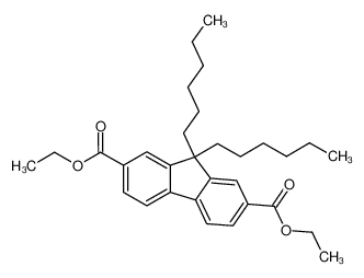 608512-91-0 diethyl 9,9'-dihexyl-9H-fluorene-2,7-dicarboxylate