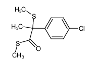 197314-00-4 S-methyl 2-(4-chlorophenyl)-2-(methylthio)propanethioate