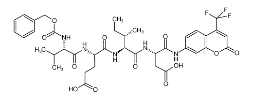 219138-06-4 structure, C38H44F3N5O12