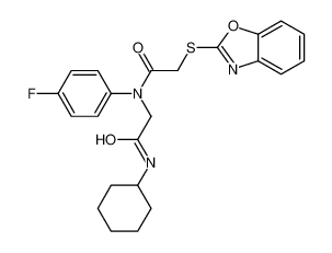 606098-50-4 structure, C23H24FN3O3S