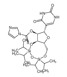 80545-50-2 spectrum, 3',5'-O-(tetraisopropyldisiloxanyl)-2'-O-<(imidazol-1-yl)thiocarbonyl>pseudouridine