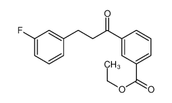 Ethyl 3-[3-(3-fluorophenyl)propanoyl]benzoate 898788-91-5