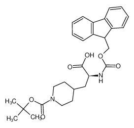 (alphaS)-1-[(1,1-二甲基乙氧基)羰基]-alpha-[[(9H-芴-9-基甲氧基)羰基]氨基]-4-哌啶丙酸