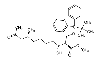 123487-23-0 structure, C30H44O5Si