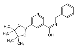 N-benzyl-5-(4,4,5,5-tetramethyl-1,3,2-dioxaborolan-2-yl)pyridine-3-carboxamide 625470-38-4