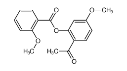 855602-63-0 spectrum, 2-methoxy-benzoic acid-(2-acetyl-5-methoxy-phenyl ester)