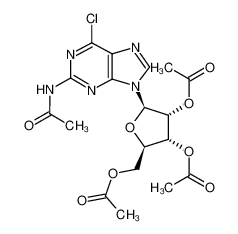 2-Acetamido-6-chloro-9-(2',3',5'-tri-O-acetyl-β-D-ribofuranosyl)purine 137896-02-7