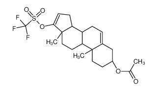 (3beta)-雄甾-5,16-二烯-3,17-二醇 3-乙酸酯 17-(三氟甲烷磺酸酯)