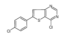 4-Chloro-6-(4-chlorophenyl)thieno[3,2-d]pyrimidine 681260-54-8