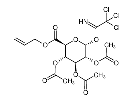 929879-84-5 2,3,4-tri-O-acetyl-1-(2,2,2-trichloroethanimidate)-α-D-glucopyranuronic acid 2-propenyl ester