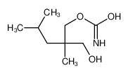[2-(hydroxymethyl)-2,4-dimethylpentyl] carbamate 25451-58-5