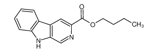 N-丁基-β-咔啉-3-羧酸酯