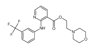 2-morpholin-4-ylethyl 2-[3-(trifluoromethyl)anilino]pyridine-3-carboxylate 65847-85-0