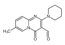 7-methyl-4-oxo-2-piperidin-1-ylpyrido[1,2-a]pyrimidine-3-carbaldehyde 300586-42-9