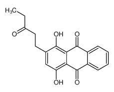 1,4-dihydroxy-2-(3-oxopentyl)anthracene-9,10-dione 72817-84-6