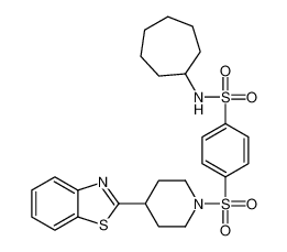 606083-01-6 structure, C25H31N3O4S3