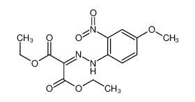 diethyl 2-[(4-methoxy-2-nitrophenyl)hydrazinylidene]propanedioate 64605-83-0