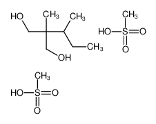 2-butan-2-yl-2-methylpropane-1,3-diol,methanesulfonic acid 62161-70-0