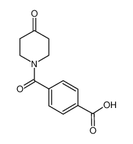 4-(4-oxopiperidine-1-carbonyl)benzoic acid 672309-93-2