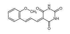 2,4,6(1H,3H,5H)-Pyrimidinetrione, 5-[3-(2-methoxyphenyl)-2-propenylidene]- 148119-36-2