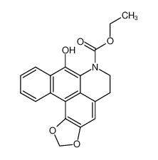 141989-48-2 spectrum, ethyl 5,6-dihydro-8-hydroxy-7H-benzo(g)-1,3-benzodioxolo(6,5,4-de)quinoline-7-carboxylate