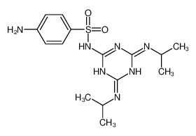 4-amino-N-[4,6-bis(propan-2-ylamino)-1,3,5-triazin-2-yl]benzenesulfonamide 5086-16-8