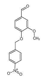 3-methoxy-4-[(4-nitrophenyl)methoxy]benzaldehyde 81307-09-7