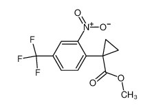 1-(2-硝基-4-三氟甲基苯基)环丙烷羧酸甲酯