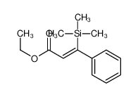ethyl 3-phenyl-3-trimethylsilylprop-2-enoate 62713-08-0