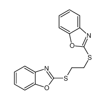 101291-22-9 2-[2-(1,3-benzoxazol-2-ylsulfanyl)ethylsulfanyl]-1,3-benzoxazole