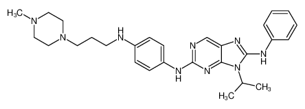 1350545-05-9 structure, C28H37N9