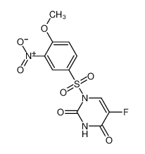 128887-33-2 structure, C11H8FN3O7S