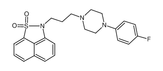 127625-29-0 structure, C23H24FN3O2S